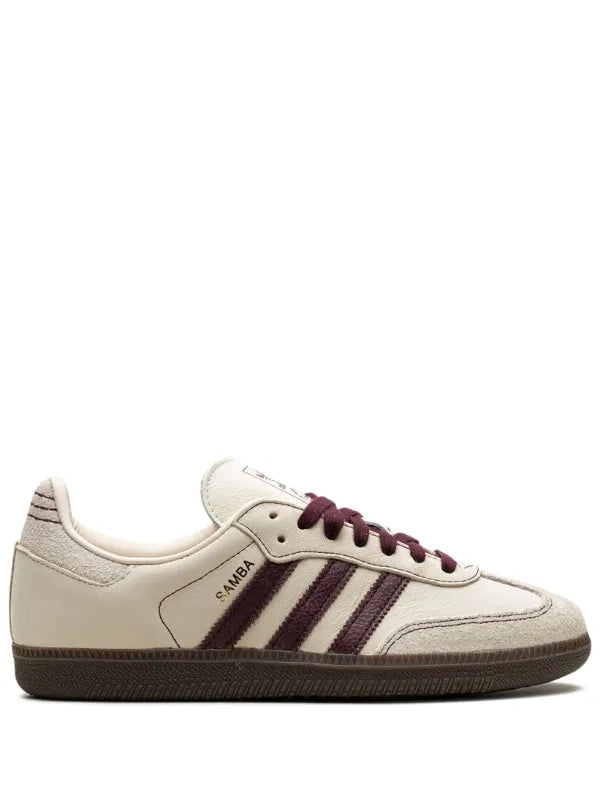 ADIDAS Samba OG "Wonder White/Maroon"