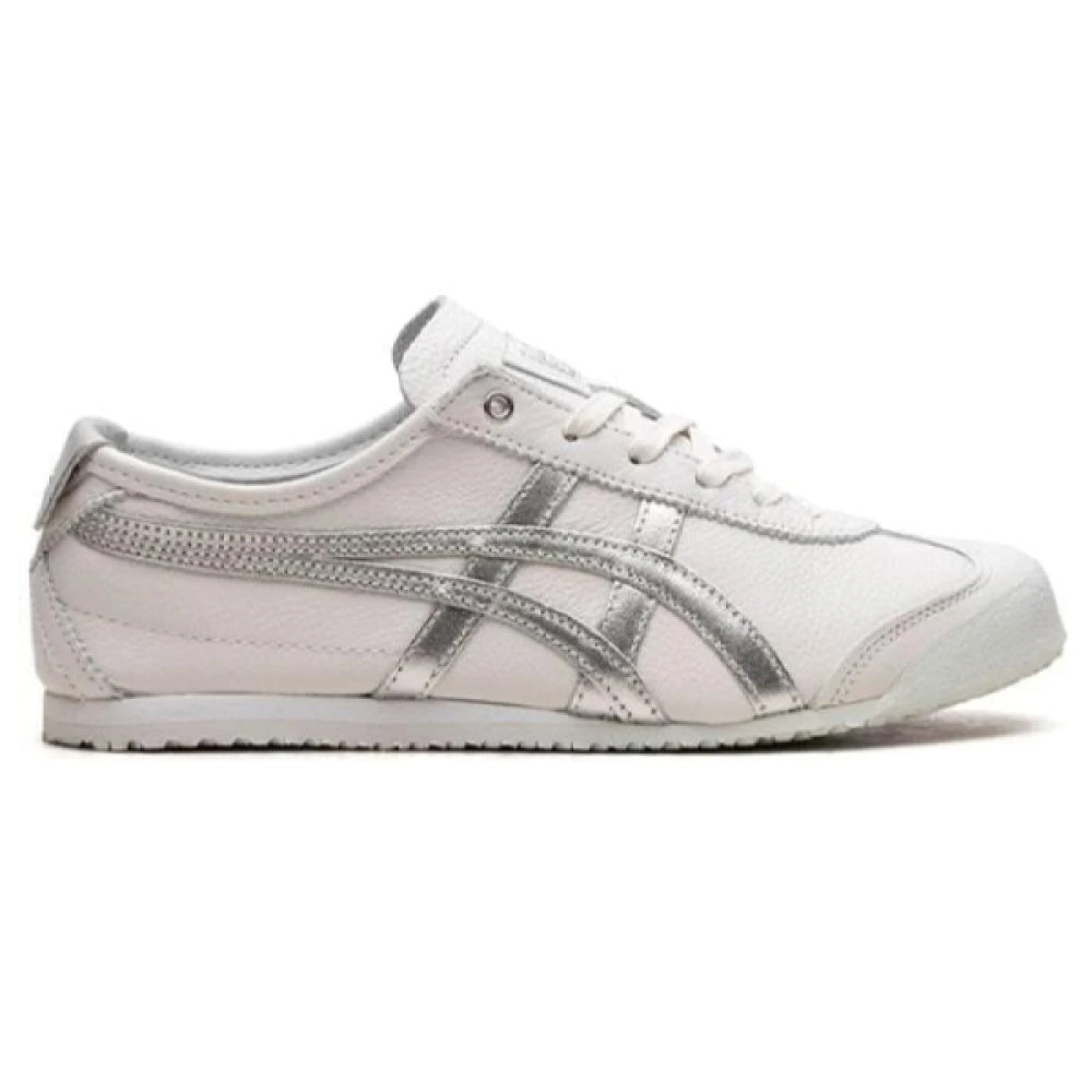 Onitsuka Tiger Mexico 66 White and Metallic Silver