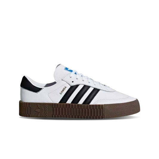 (W) Adidas Sambarose White Black Gum