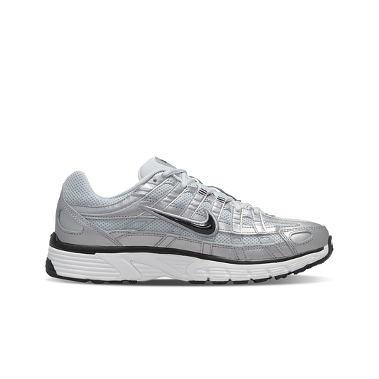 Nike P-6000 White Metallic Silver