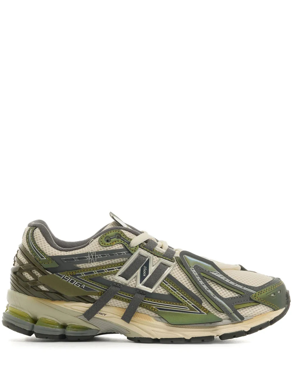 New balance colour block green